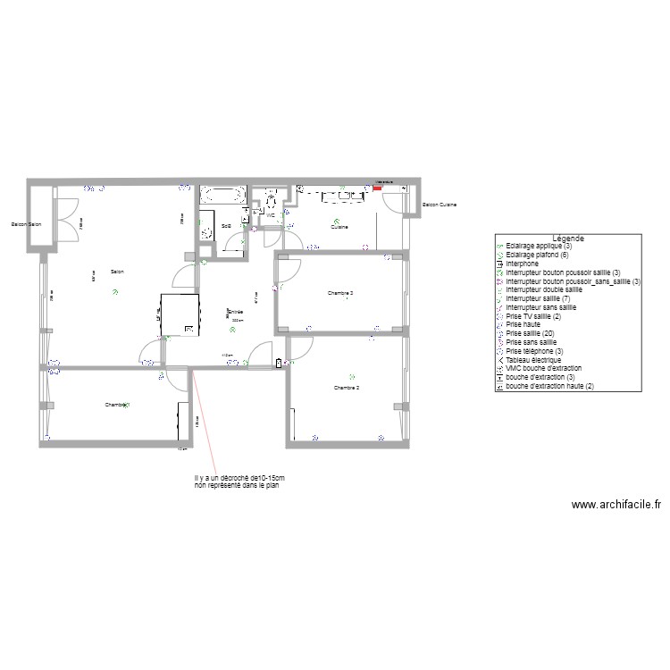 Place Baille élec. Plan de 0 pièce et 0 m2