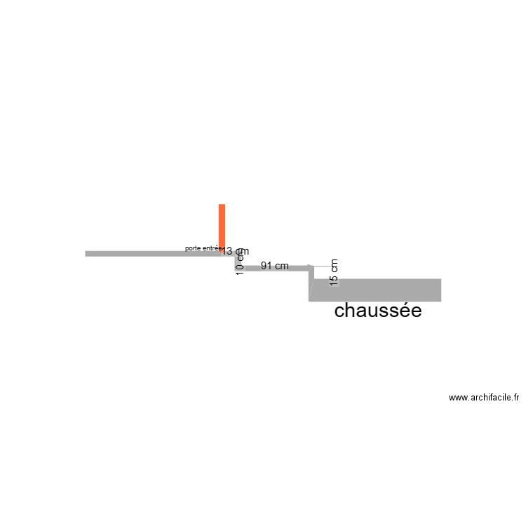 escaliers. Plan de 0 pièce et 0 m2