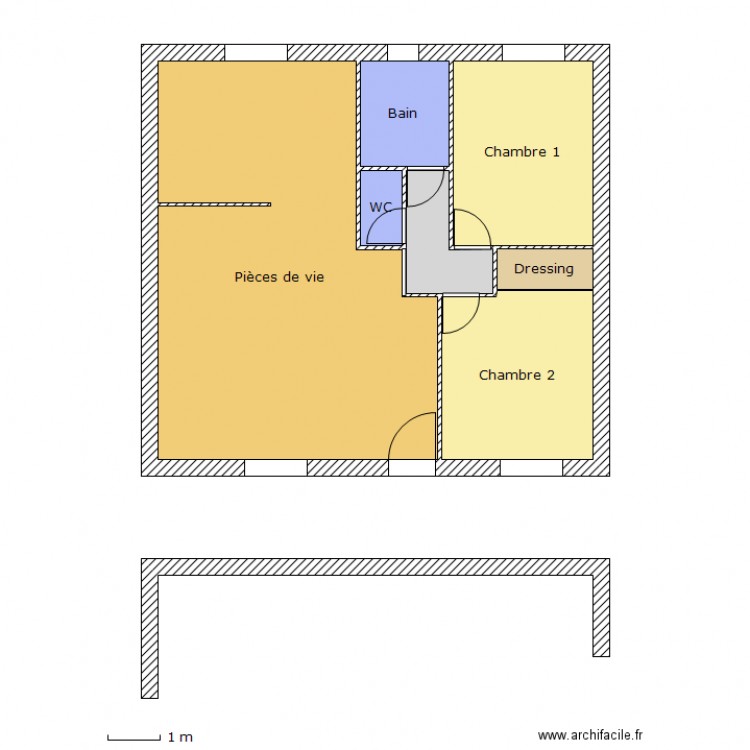 ELODIE 3bis 9.00M - LATRASSE. Plan de 0 pièce et 0 m2