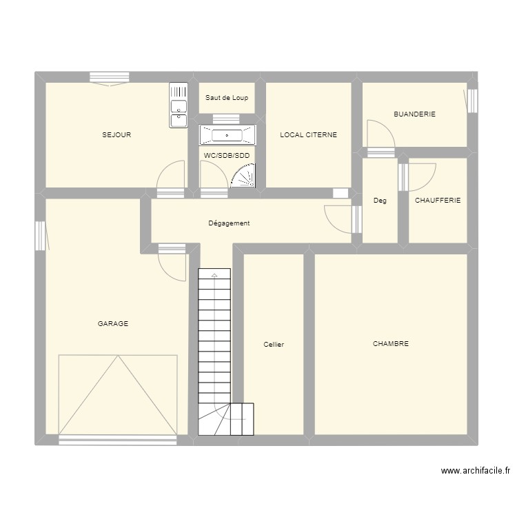 DUPRAZ. Plan de 0 pièce et 0 m2