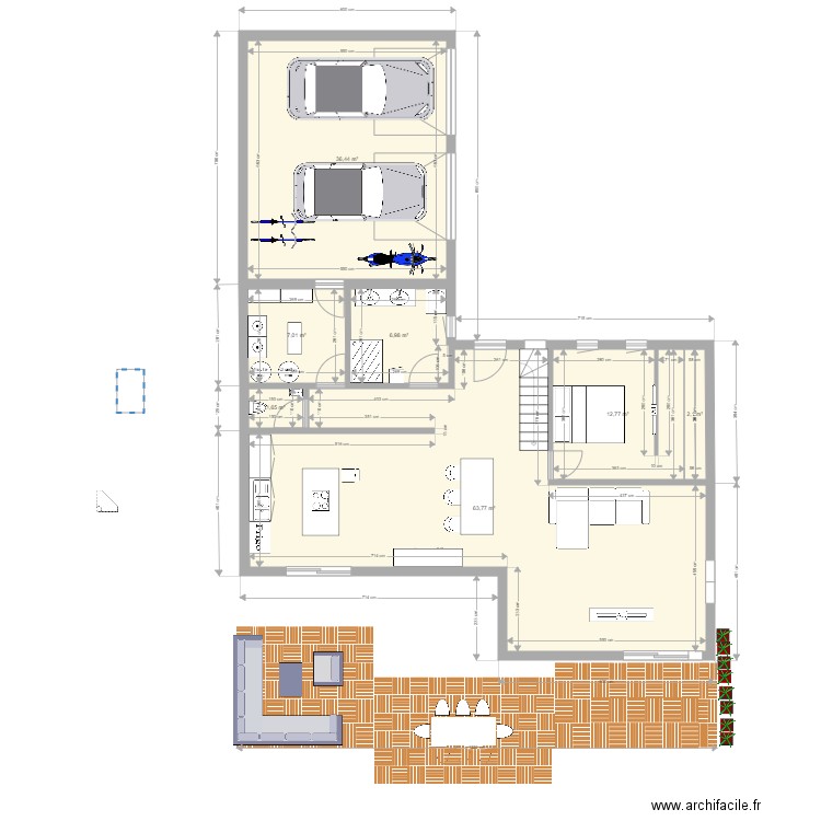 plan avec parcelle voisine ind 10. Plan de 0 pièce et 0 m2