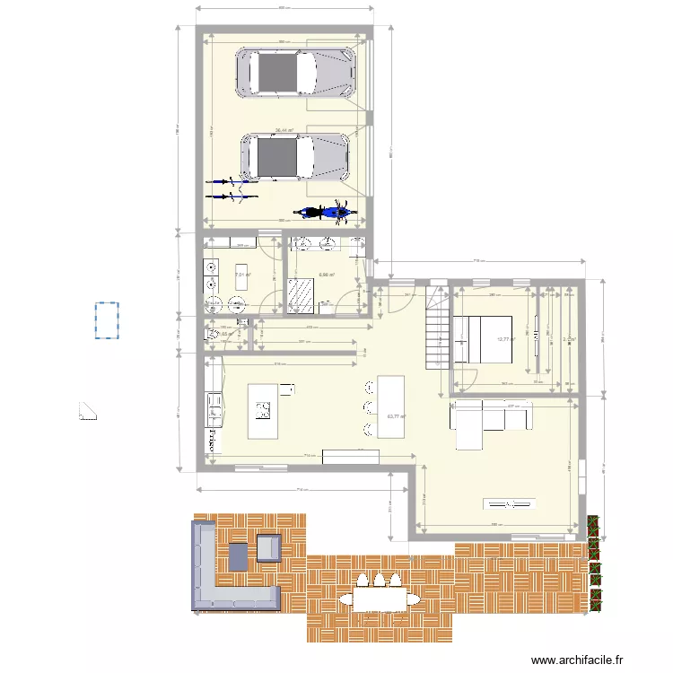 plan avec parcelle voisine ind 10. Plan de 