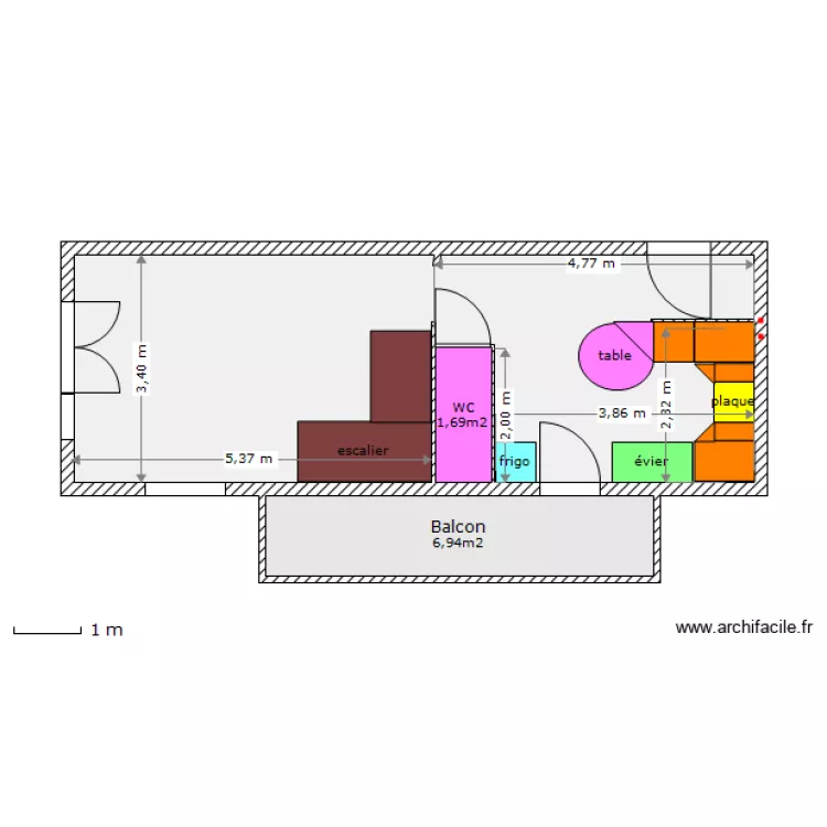 Appart T3_004. Plan de Appart T3_004. Plan de