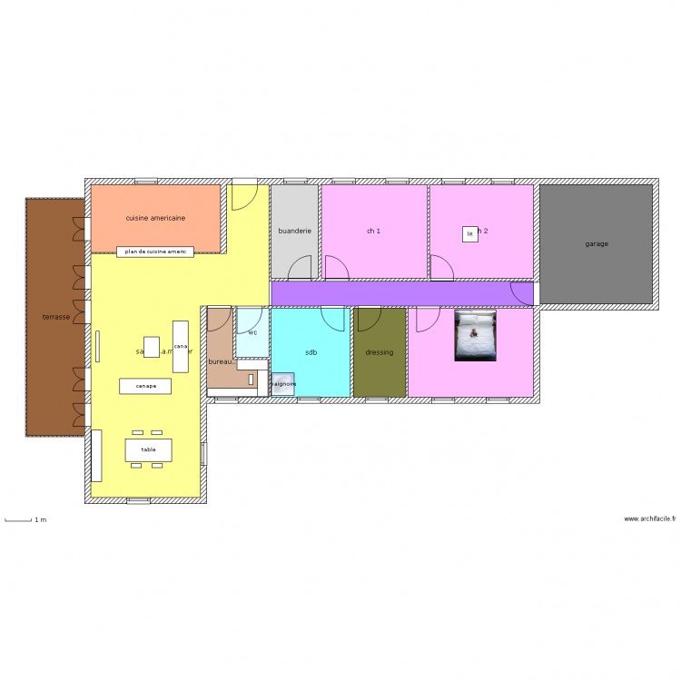 glopglop 45. Plan de 0 pièce et 0 m2