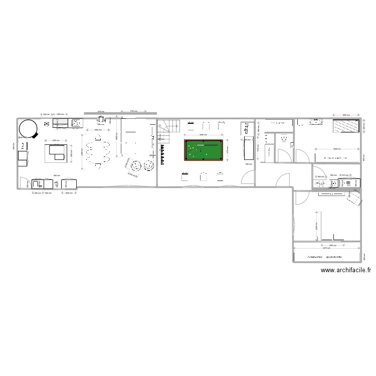 Maison 1. Plan de 0 pièce et 0 m2