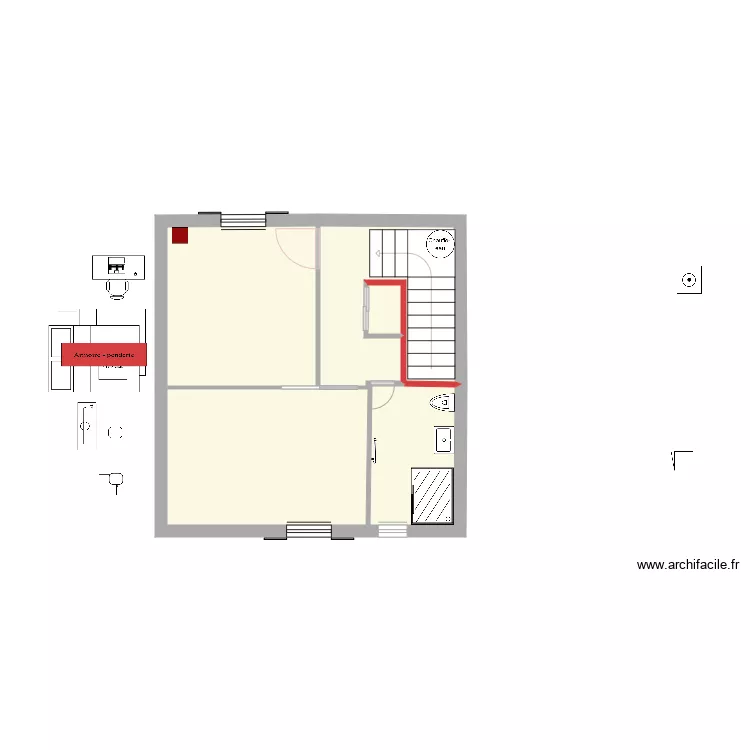1er &eacute;tage. Plan de 