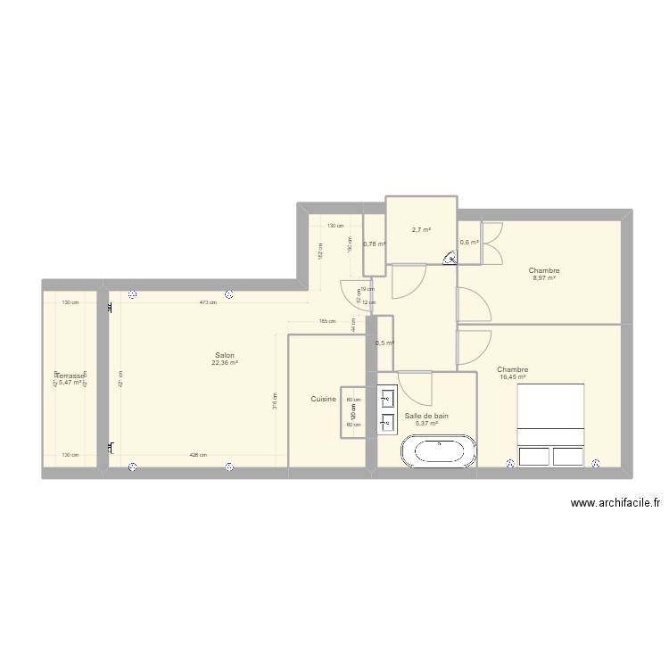 Appart. Plan de 0 pièce et 0 m2