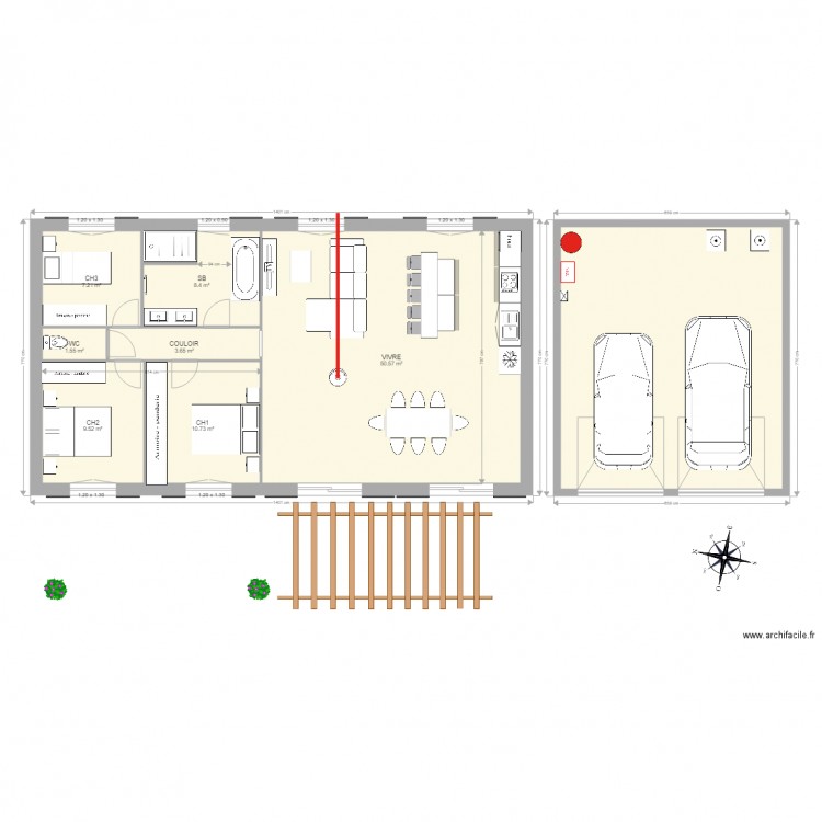 Plan123chezmoi. Plan de 0 pièce et 0 m2