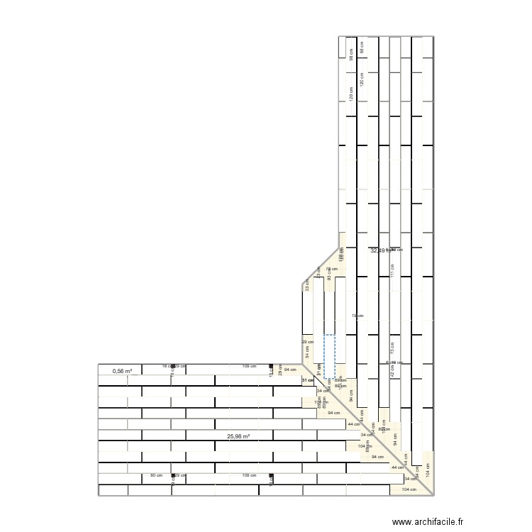 hennion coupe 45. Plan de 0 pièce et 0 m2