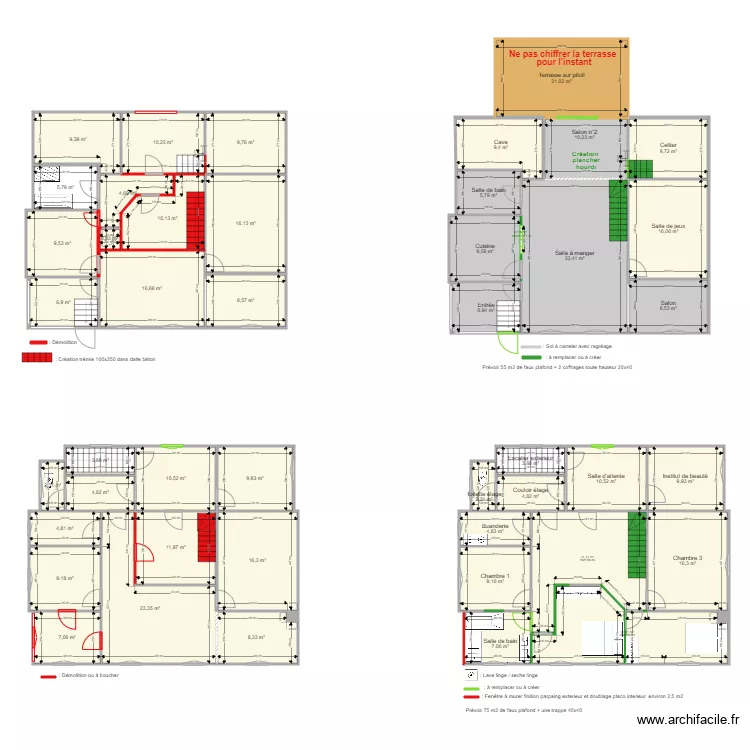 RAVILLON St Imoges. Plan de 