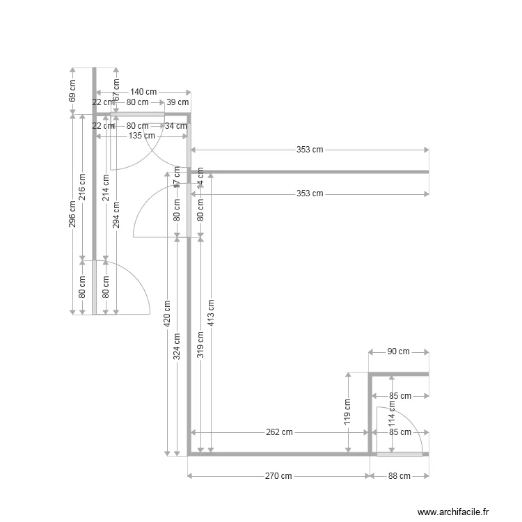 MURS PLACO AGUILAS. Plan de 
