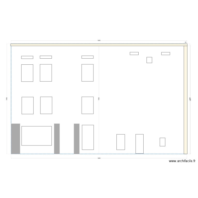 Facade arriere Mussy la ville. Plan de 0 pièce et 0 m2