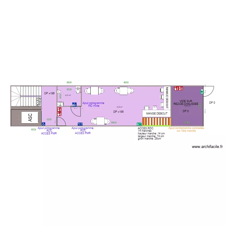 GVELLA ETAGE APRES TRAVAUX. Plan de GVELLA ETAGE APRES TRAVAUX. Plan de