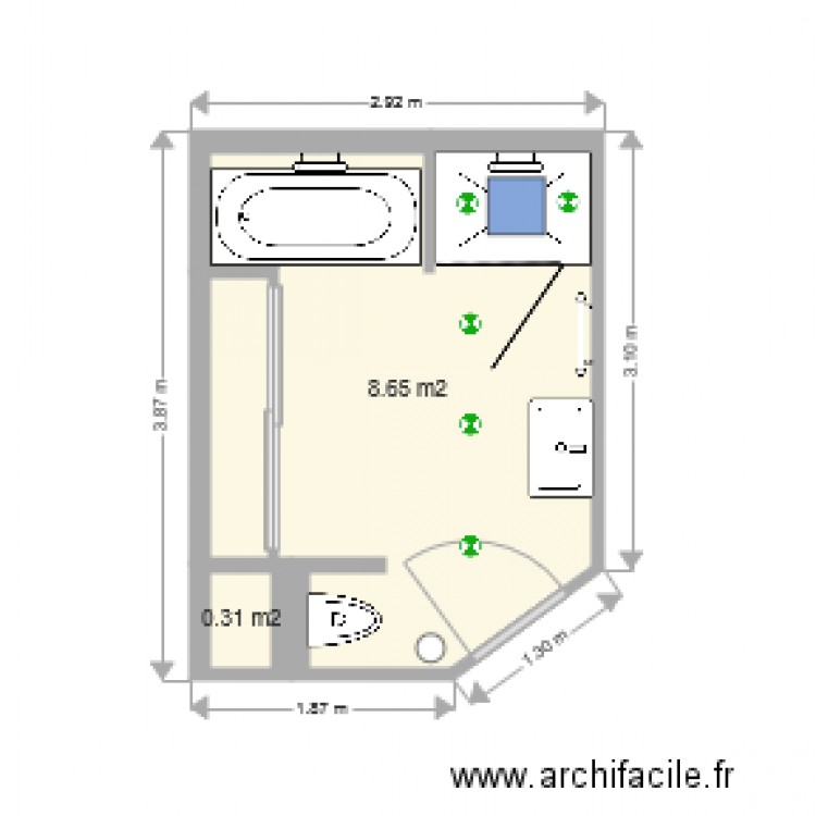 Plan. Plan de 0 pièce et 0 m2