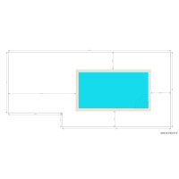Plan terrasse et piscine