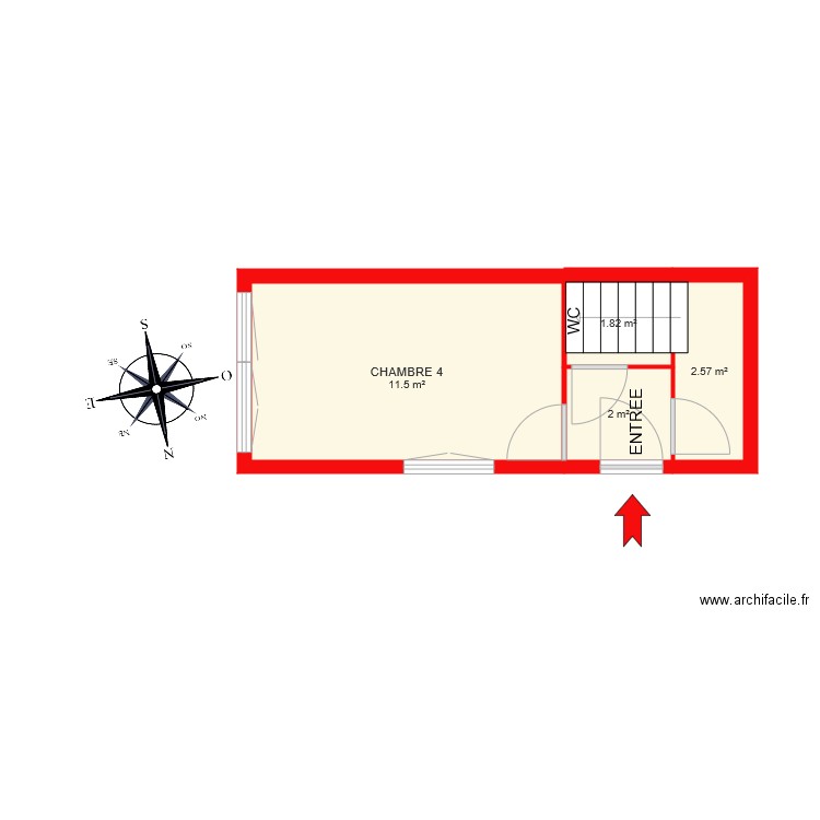 PLAN 6490 TEST RDC. Plan de 0 pièce et 0 m2