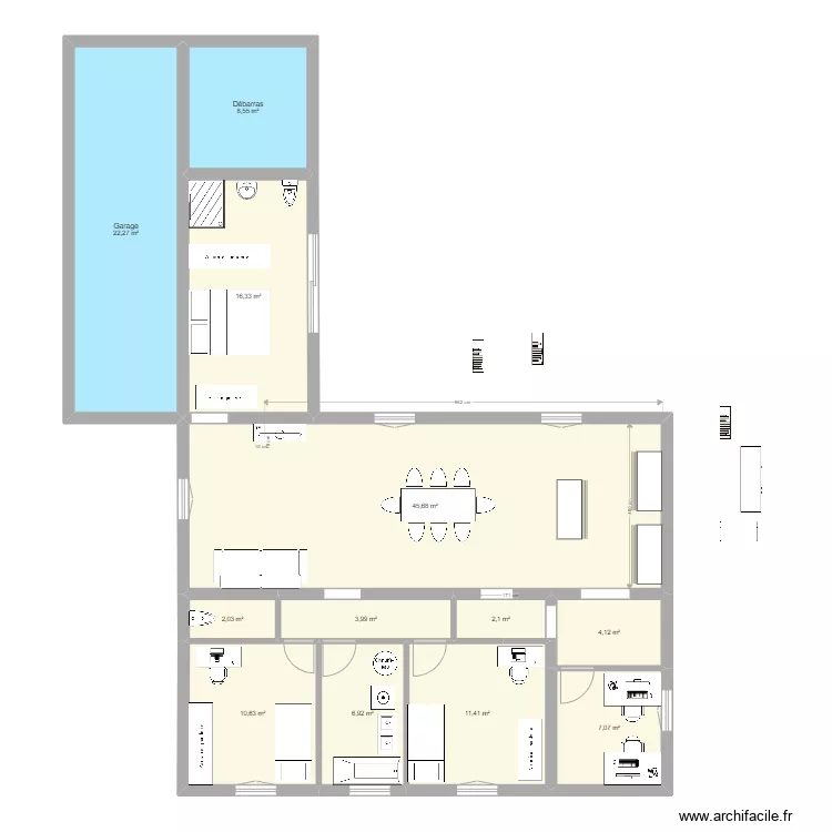 Maison V03 - projet 5 - etape 1. Plan de Maison V03 - projet 5 - etape 1. Plan de