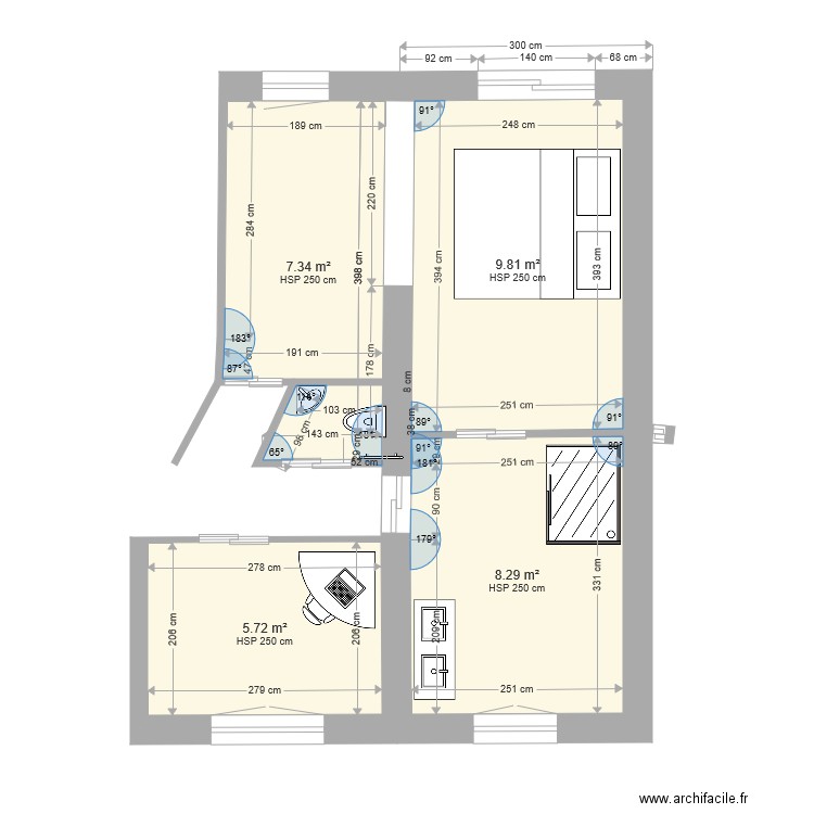 agrandissement. Plan de 0 pièce et 0 m2