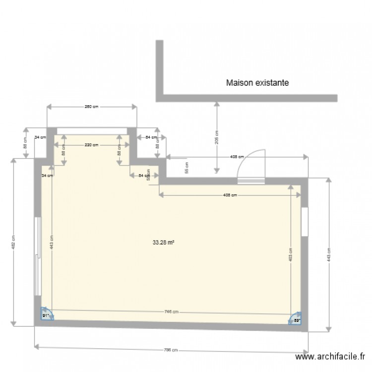 Le Breton extension. Plan de 0 pièce et 0 m2