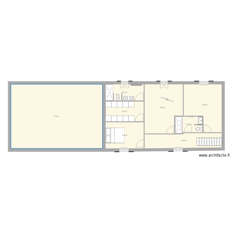 Maison Barsac 1er V6. Plan de 0 pièce et 0 m2