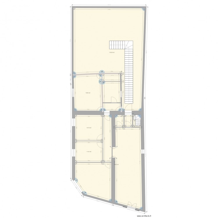 Ph Gascogne etage amenagé. Plan de 0 pièce et 0 m2