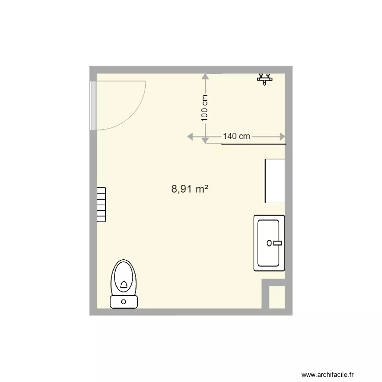 kolovartek SDB projet. Plan de 