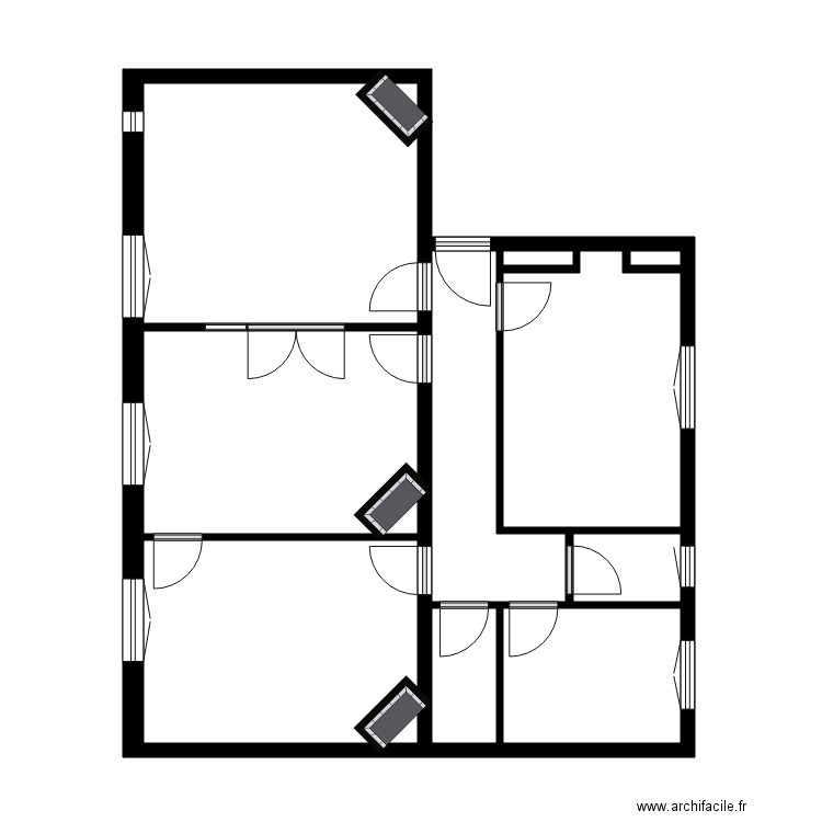 HERVEUX. Plan de 10 pièces et 62 m2