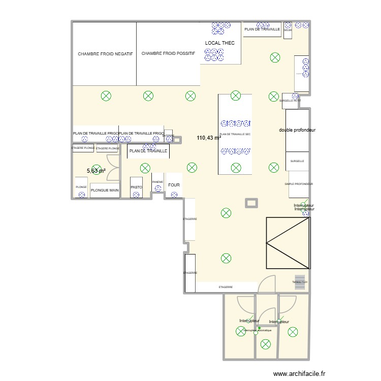labo avec matose. Plan de 0 pièce et 0 m2