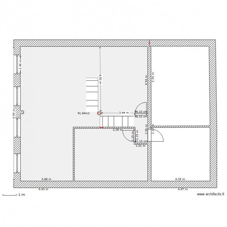 floret 10 loft 2eme etage. Plan de 0 pièce et 0 m2