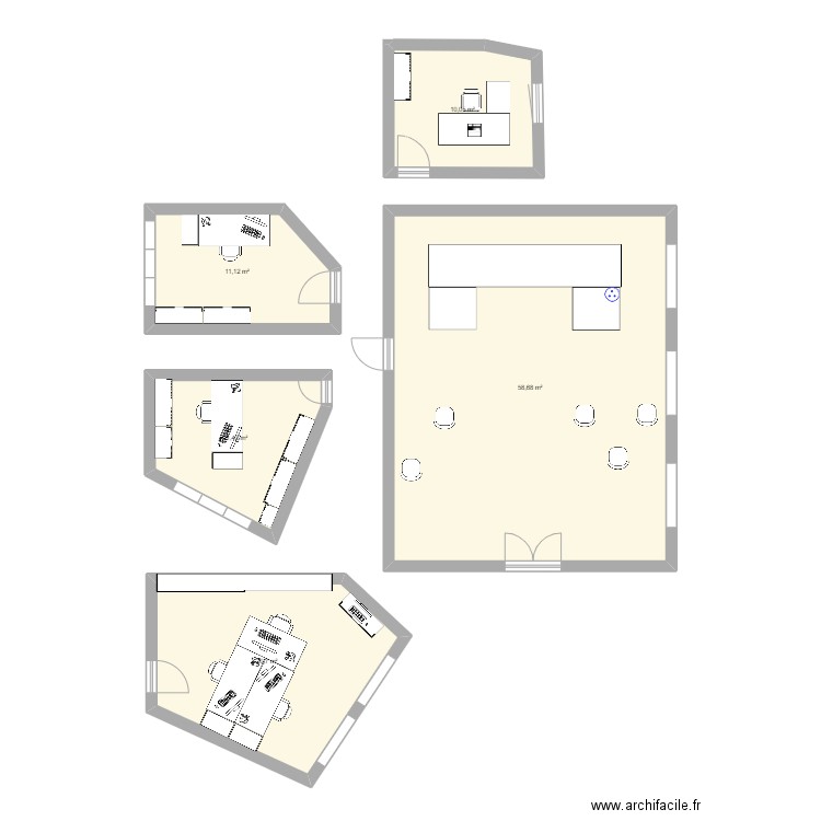 CPH. Plan de 0 pièce et 0 m2