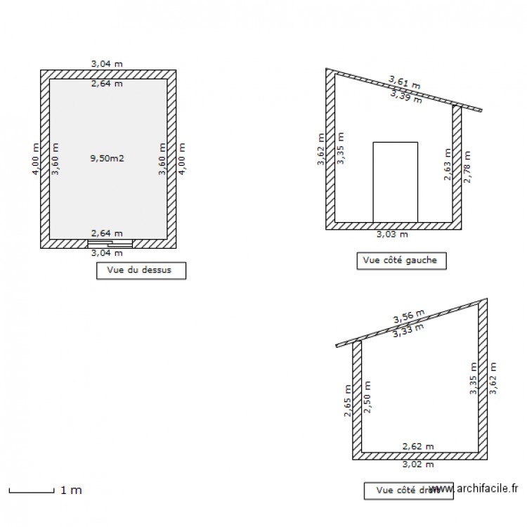 Abri de Jardin Sol. Plan de 0 pièce et 0 m2