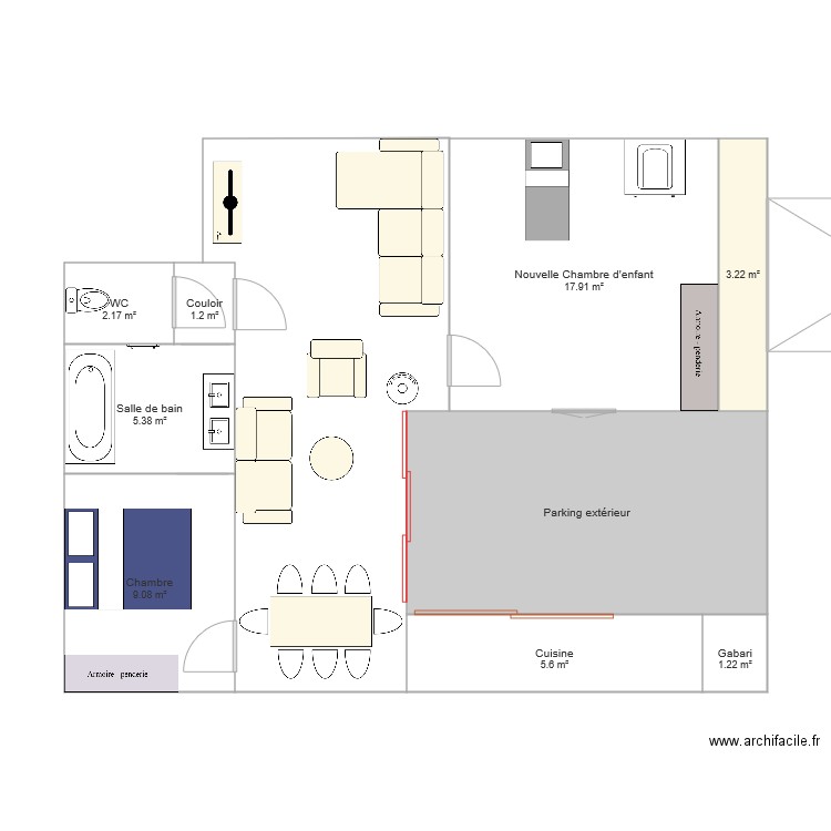 Loft. Plan de 0 pièce et 0 m2