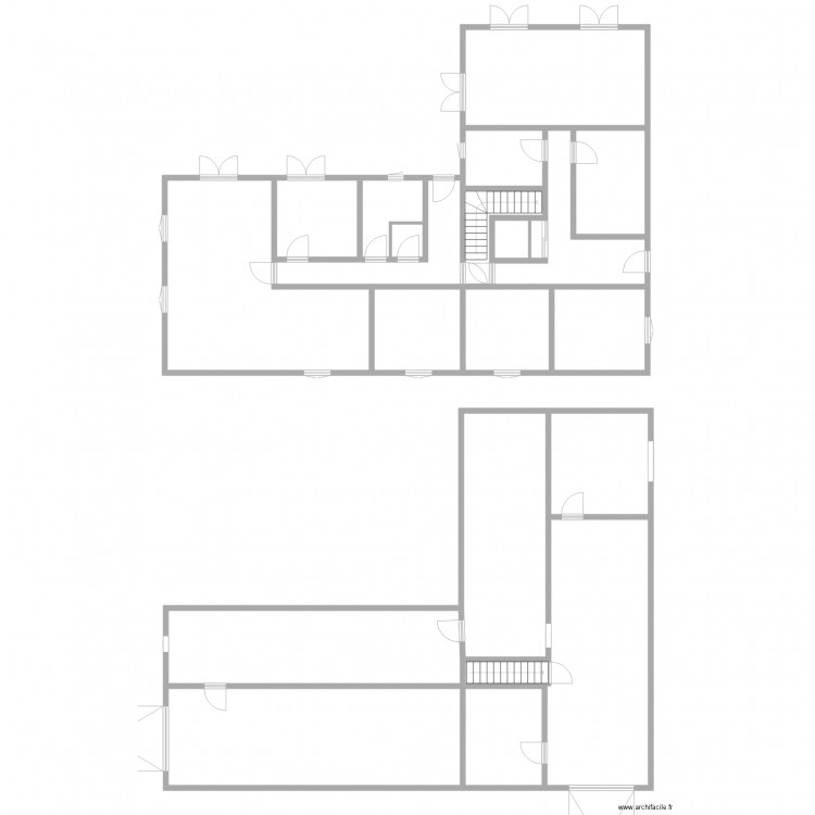 plan CARCONE avec sous sol ap tx. Plan de 0 pièce et 0 m2