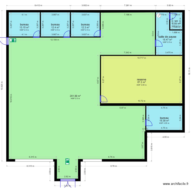 St Soupplets avant travaux. Plan de 0 pièce et 0 m2