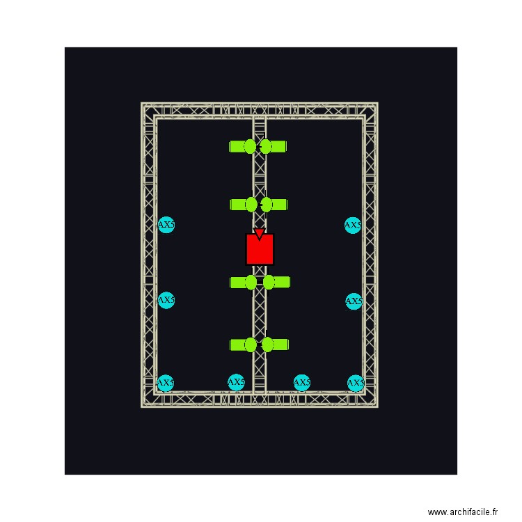 flux Palexpo. Plan de 0 pièce et 0 m2