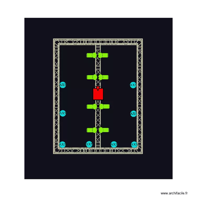 flux Palexpo. Plan de 