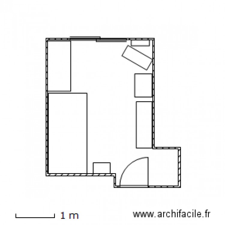 Anne Marie GUERIN CHAMBRE. Plan de 0 pièce et 0 m2