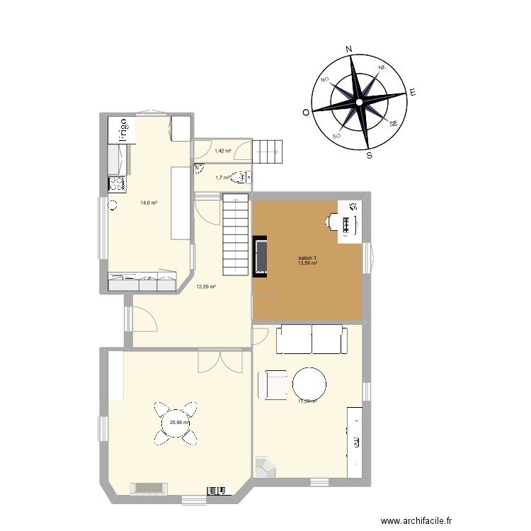 RDC CraziMiou2. Plan de 0 pièce et 0 m2