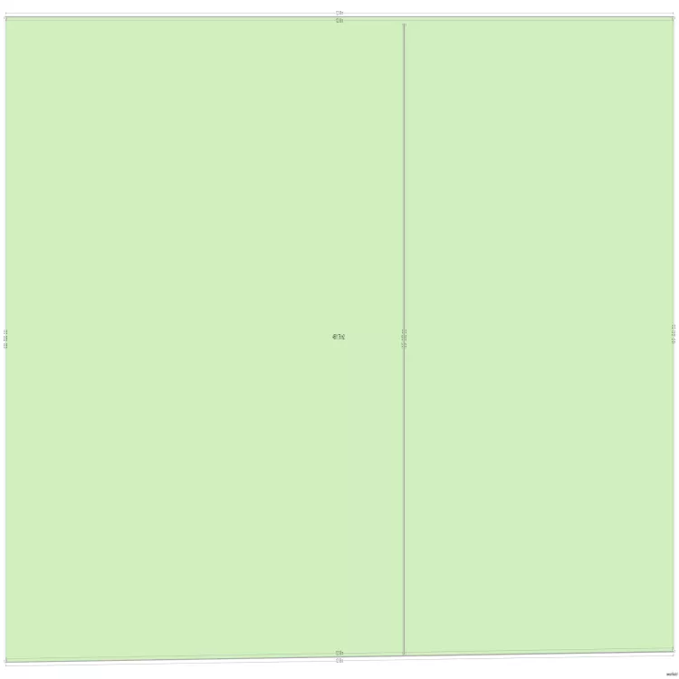 plan masse terrain Carnas. Plan de 