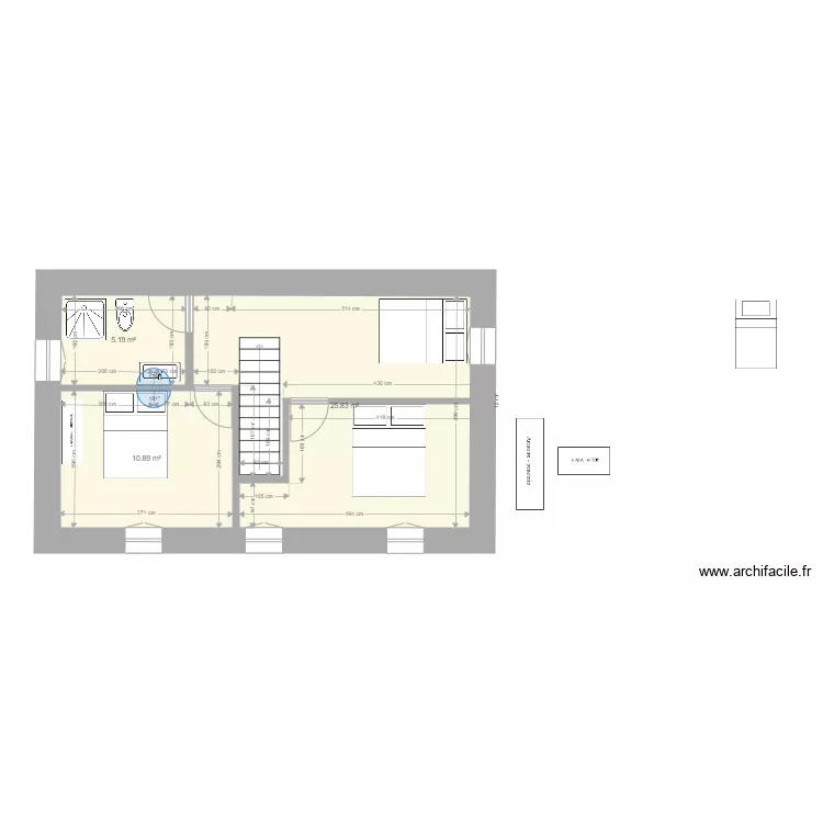 saussey&eacute;tageeprojet4. Plan de 