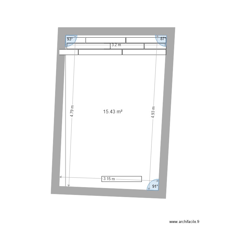 chambre avec sol dispo 1. Plan de 0 pièce et 0 m2