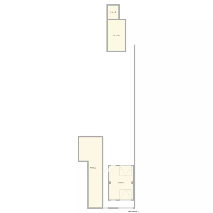 projet garage alentour. Plan de 