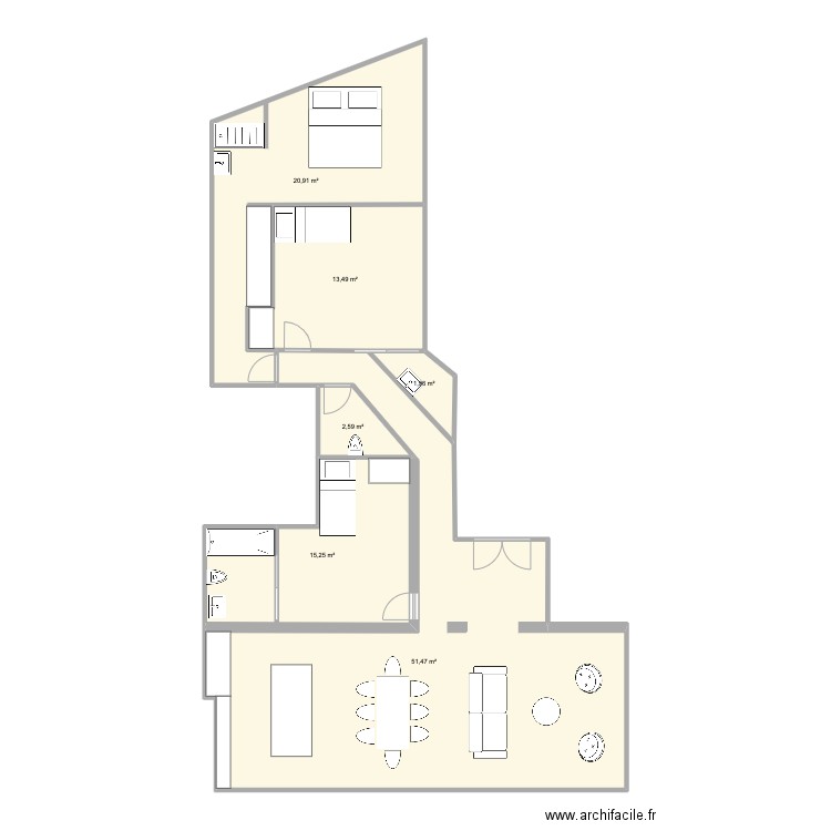 5 PERGO. Plan de 0 pièce et 0 m2