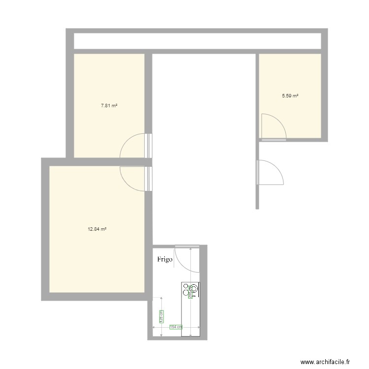 appart. Plan de 0 pièce et 0 m2