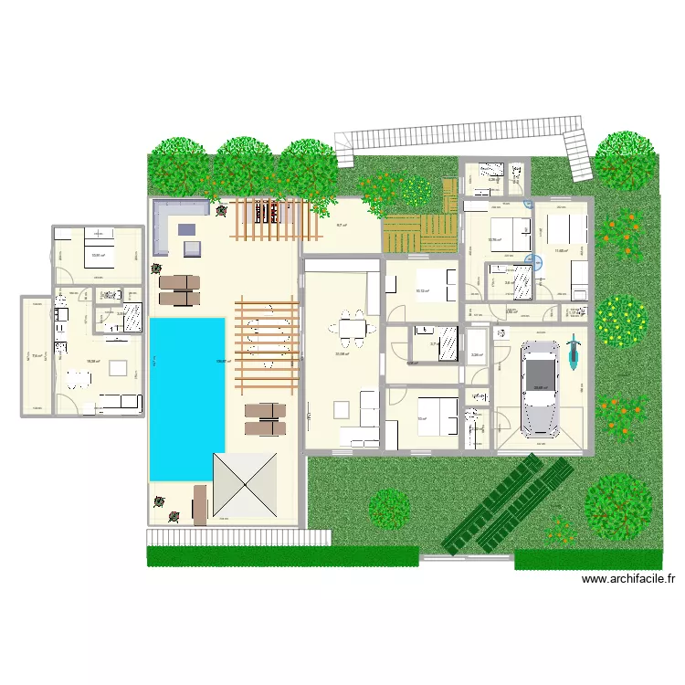 Extension Cavalaire. Plan de 