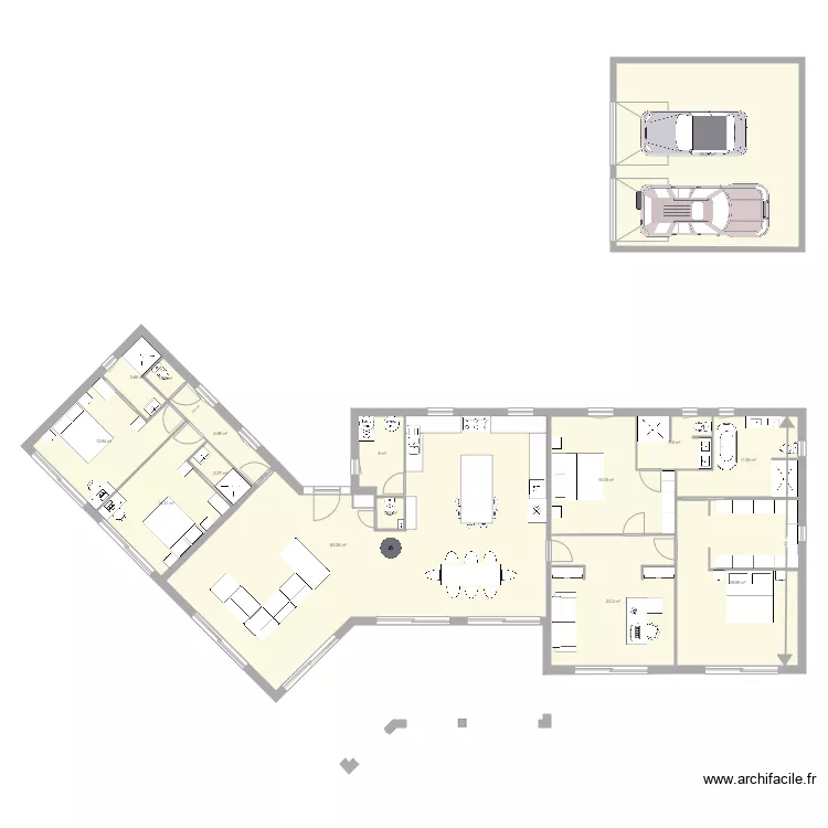 TASIE F6 218 HAB. Plan de 