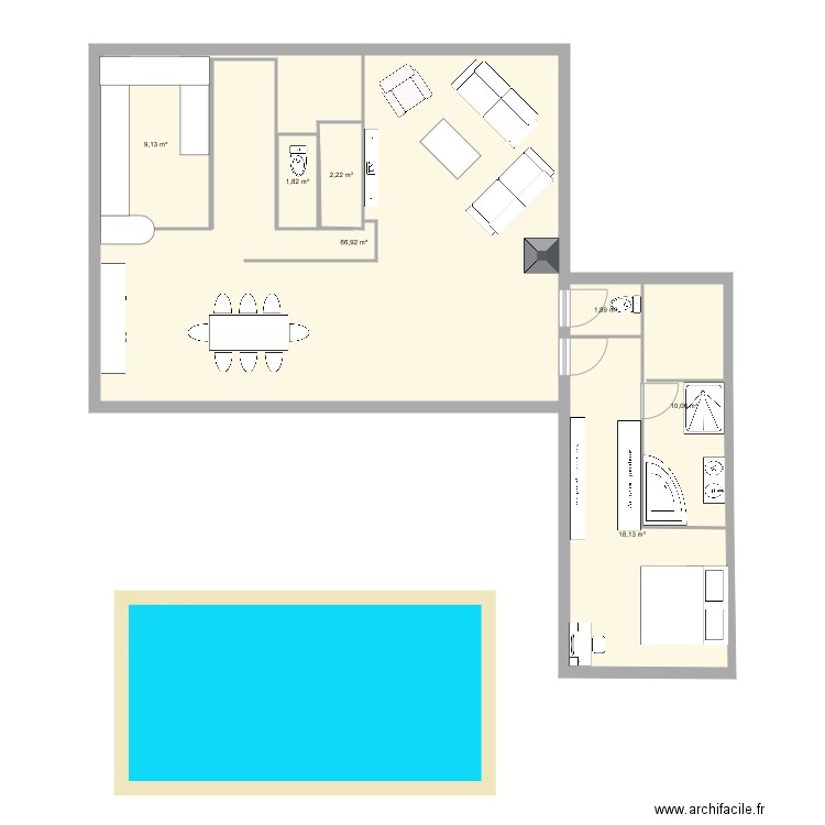 extension 11. Plan de 7 pièces et 112 m2