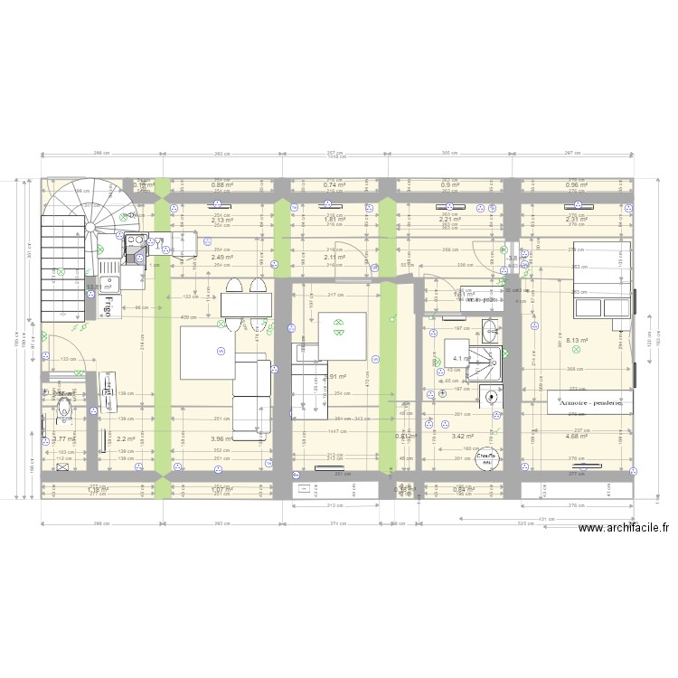 APT15. Plan de 0 pièce et 0 m2