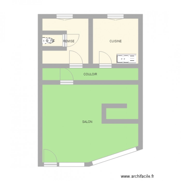 LACOMBE. Plan de 0 pièce et 0 m2