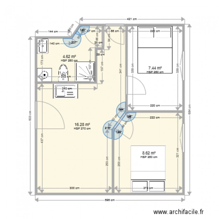 rdc droite. Plan de 0 pièce et 0 m2